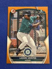 Lazaro Montes [Orange] #BP-58 Baseball Cards 2023 Bowman Paper Prospects Prices