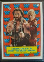 Hercules, Bobby The Brain Heenan Wrestling Cards 1987 Topps WWF Stickers Prices