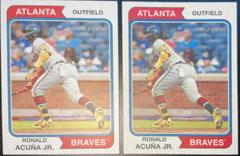 Ronald Acuna Jr. [Flip Stock] Baseball Cards 2023 Topps Heritage Prices