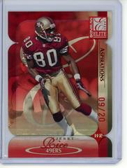 Jerry Rice [Aspirations] #115 Football Cards 2000 Panini Donruss Elite Prices