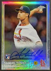 Samuel Tuivailala [Purple Refractor] #AR-ST Baseball Cards 2015 Topps Chrome Autograph Rookies Prices