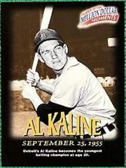 Al Kaline #21 Baseball Cards 1997 Fleer Million Dollar Moments Prices