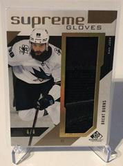 Brent Burns [Gloves] Hockey Cards 2021 SP Game Used Supreme Prices
