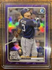 Manny Machado [Purple Refractor] #2 Baseball Cards 2020 Bowman Chrome Prices