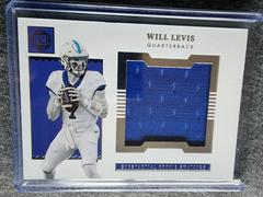 Will Levis #ERS-WL Football Cards 2023 Panini Chronicles Draft Picks Encased Substantial Rookie Swatches Prices