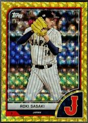 Roki Sasaki [FoilFractor] #21 Baseball Cards 2023 Topps World Classic Prices