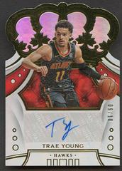 Trae Young [Crystal Gold] Basketball Cards 2019 Panini Crown Royale Prices