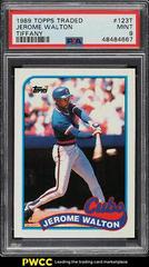 Jerome Walton #123T Baseball Cards 1989 Topps Traded Tiffany Prices