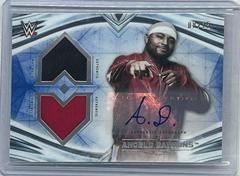 Angelo Dawkins [Blue] #DRA-AD Wrestling Cards 2020 Topps WWE Undisputed Dual Relic Autographs Prices