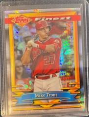 Mike Trout [Prism Refractor] #36 Baseball Cards 2021 Topps Finest Flashbacks Prices