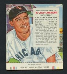 Al Carrasquel Baseball Cards 1954 Red Man Tobacco Prices