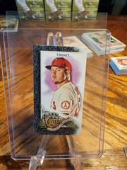 Mike Trout [Mini Black Border] Baseball Cards 2022 Topps Allen & Ginter Prices