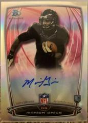 Marion Grice #48 Football Cards 2014 Bowman Chrome Rookie Autograph Prices