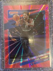 Joel Embiid [Pink Laser] Basketball Cards 2021 Panini Donruss Prices