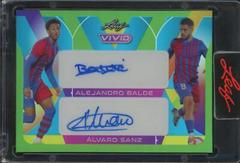 alvaro Sanz [Green] Soccer Cards 2022 Leaf Vivid Autographs Prices