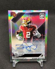 Dyami Brown [Autograph] #TR-16 Football Cards 2021 Panini Donruss Optic The Rookies Prices