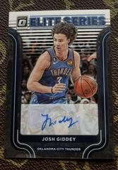 Josh Giddey #ESS-JGD Basketball Cards 2022 Panini Donruss Optic The Elite Series Signatures Prices