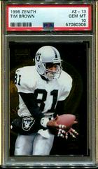 Tim Brown #Z-13 Football Cards 1996 Zenith Prices