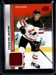 Ethan Del Mastro [Exclusives] Hockey Cards 2023 Upper Deck Team Canada Juniors Prices