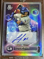 Luisangel Acuna [Autograph] Baseball Cards 2022 Bowman Platinum Precious Elements Prices