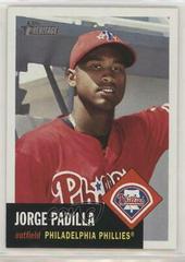 Jorge Padilla Baseball Cards 2002 Topps Heritage Prices
