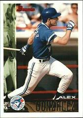 Alex Gonzalez #430 Baseball Cards 1995 Bowman Prices