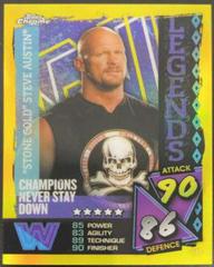Stone Cold' Steve Austin [Yellow] Wrestling Cards 2021 Topps Slam Attax Chrome WWE Prices