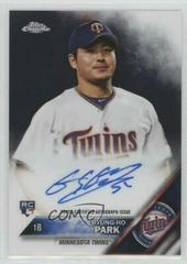 Byung Ho Park #RA-BP Baseball Cards 2016 Topps Chrome Rookie Autographs Prices