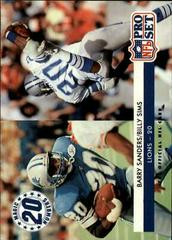 Barry Sanders, Billy Sims #349 Football Cards 1992 Pro Set Prices