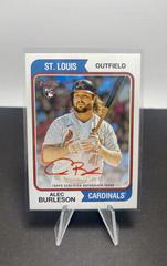 Alec Burleson [Special Edition Red Ink] Baseball Cards 2023 Topps Heritage Real One Autographs High Number Prices