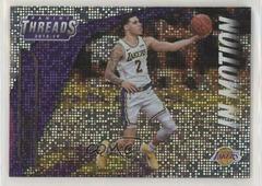 Lonzo Ball [Dazzle] #13 Basketball Cards 2018 Panini Threads in Motion Prices