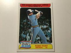 Robin Yount Baseball Cards 1985 Drake's Prices