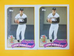 Jim Abbott Baseball Cards 1989 Topps Tiffany Prices