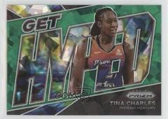 Tina Charles [Green Ice] Basketball Cards 2022 Panini Prizm WNBA Get Hyped Prices