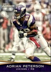 Adrian Peterson Football Cards 2012 Bowman Prices