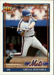 Gregg Jefferies Baseball Cards 1991 Topps Prices