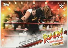 Ronda Rousey #17 Wrestling Cards 2019 Topps WWE RAW Rowdy Ronda Rousey Spotlight Prices