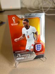 Raheem Sterling #8 Soccer Cards 2022 Panini Prizm World Cup Scorers Club Prices