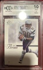 Troy Brown #3 Football Cards 2002 SP Authentic Prices
