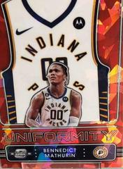 Bennedict Mathurin [Red Cracked Ice] #28 Basketball Cards 2022 Panini Contenders Optic Uniformity Prices