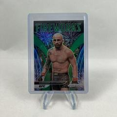 Alexander Volkanovski [Green] #22 Ufc Cards 2022 Panini Prizm UFC Fireworks Prices