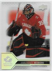 Ann Renee Desbiens [Clear Cut] Hockey Cards 2022 Upper Deck Team Canada Juniors Prices