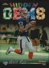Andre Reed [Refractor] #HG1 Football Cards 1998 Topps Chrome Hidden Gems Prices