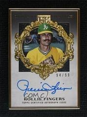 Rollie Fingers Baseball Cards 2022 Topps Gilded Collection Gold Framed Hall of Famer Autographs Prices
