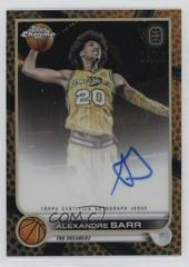 Alexandre Sarr [Orange] #CA-AS2 Basketball Cards 2022 Topps Chrome OTE Overtime Elite Autographs Prices