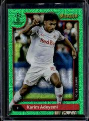 Karim Adeyemi [Neon Green Refractor] Soccer Cards 2021 Topps Chrome UEFA Champions League Prices