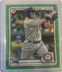 Josh Jung [Green] #BP-113 Baseball Cards 2020 Bowman Paper Prospects Prices