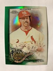 Mark McGwire [Green] #102 Baseball Cards 2022 Topps Allen & Ginter Chrome Prices
