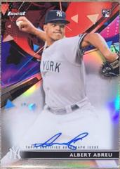 Albert Abreu [Red Wave Refractor] #FA-AA Baseball Cards 2021 Topps Finest Autographs Prices