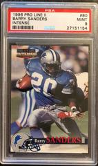 Barry Sanders #80 Football Cards 1996 Pro Line II Intense Prices